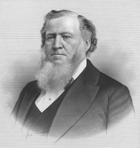 Brigham young illustration drawing beard famous facial hair.