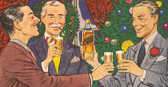 Johnnie Walker's stylish holiday ad captures the festive spirit of the season with its elegant portrayal of celebration.