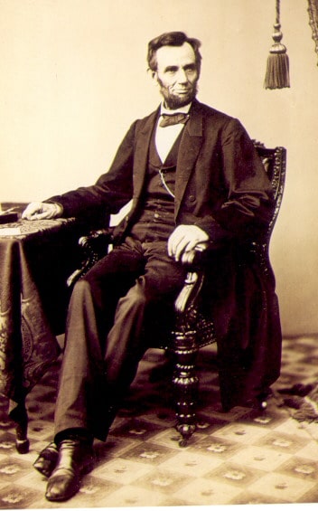 Abraham Lincoln portrait.