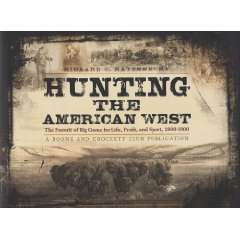 Book cover, hunting the american west by Boone and Crockett.