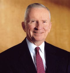 Ross Perot portrait.