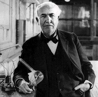 Thomas Edison portrait.