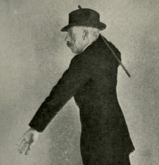 Vintage Bartitsu using cane for fighting.