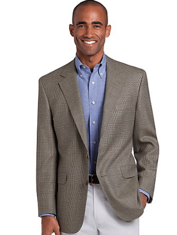 Man wearing casual blazer portrait.