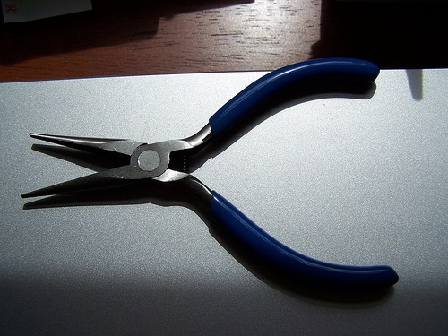 Needle nose pliers.