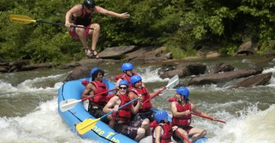Whitewater rafting guides are responsible for leading a group of people on an exhilarating journey down a river. These experienced professionals use their expertise in navigating the turbulent waters and ensuring the safety of everyone