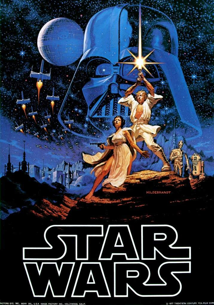 Star Wars movie cover.