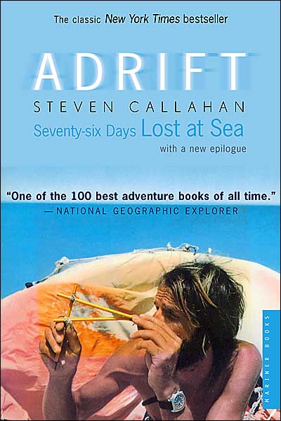 Adrift by Steven Callahan book cover.
