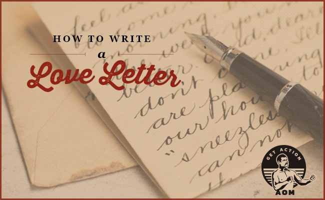 Sample love letter to a man