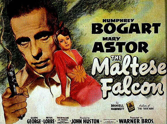 Action movie The Maltese Falcon poster.