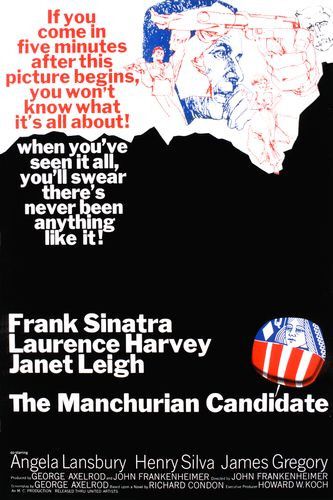 The Manchurian Candidate movie cover.