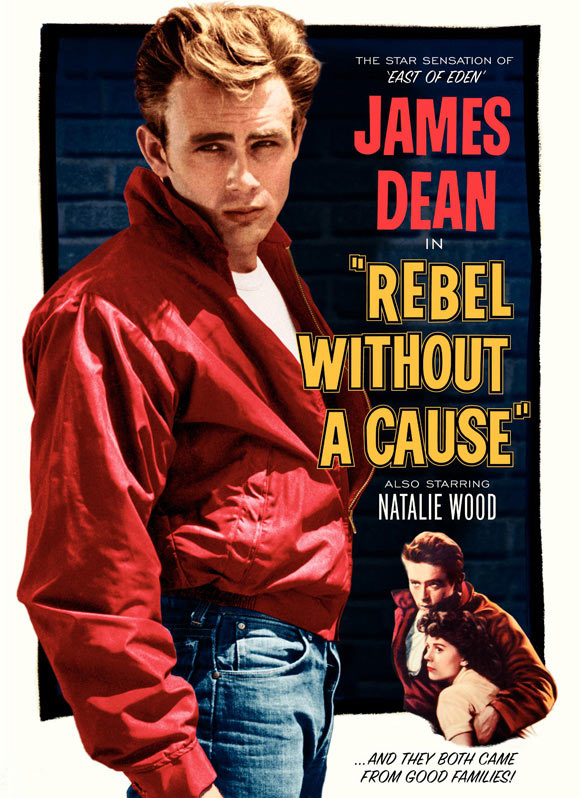 Rebel Without a Cause movie cover.