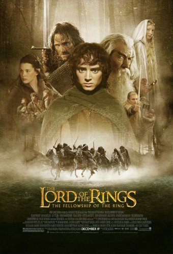 Lord of the Rings movie cover.