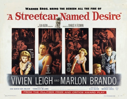 A Streetcar Named Desire movie poster.