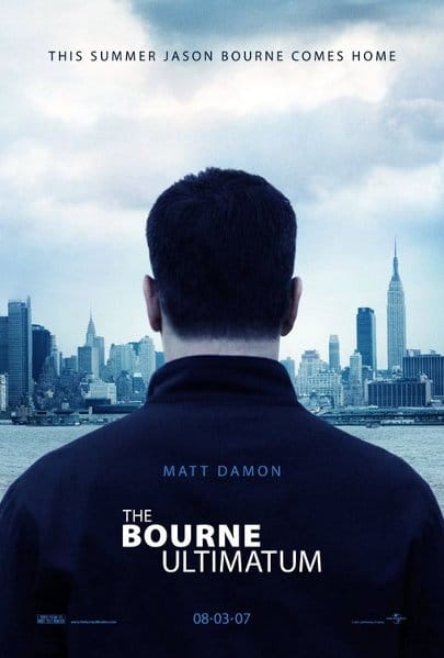 The Bourne Identity movie poster.