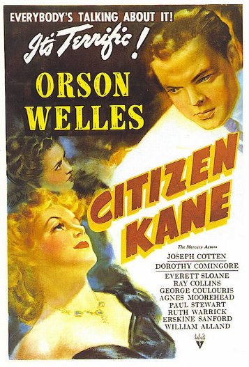 Citizen Kane movie poster.