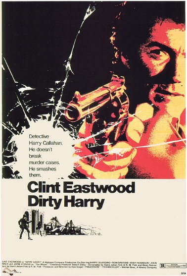 Poster of a move Dirty Harry.