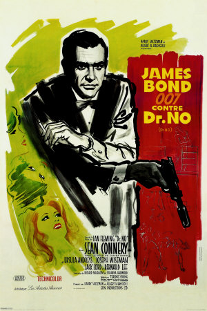 Dr. No movie poster.