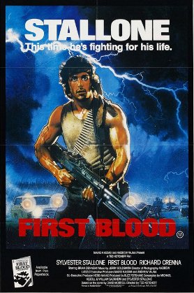 First Blood movie cover.