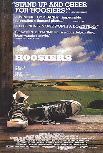 Hoosiers movie poster.