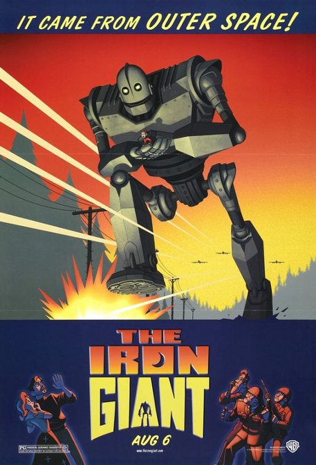 The Iron Giant movie poster.