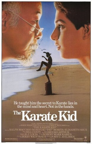 The Karate Kid movie poster.