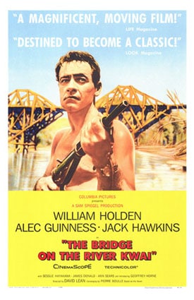 Bridge On the River Kwai movie poster.