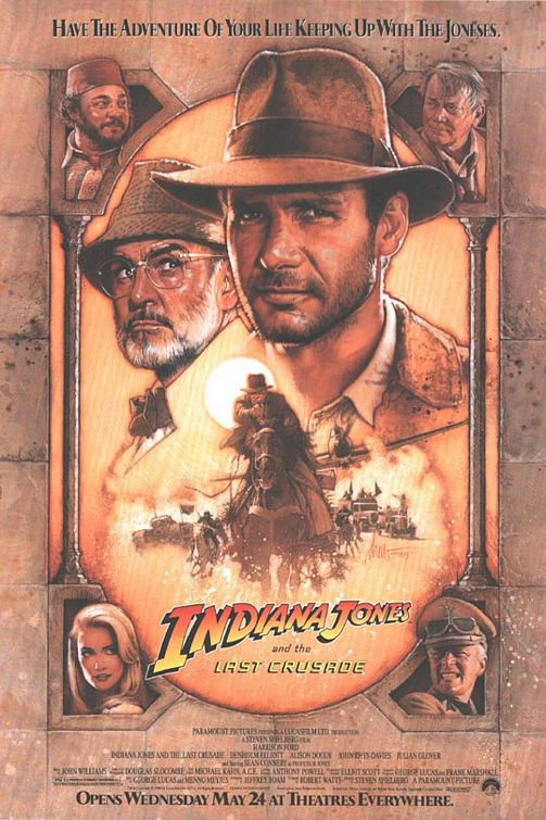 Indiana Jones movie poster.