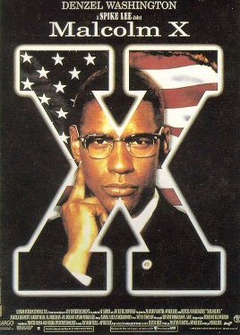 Malcolm X movie poster.