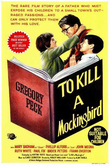 To Kill a Mockingbird movie poster.