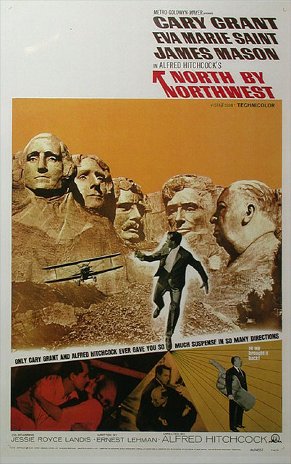 North by Northwest movie cover.