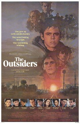 The Outsiders movie poster.