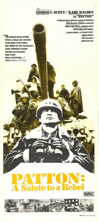 Patton movie cover.