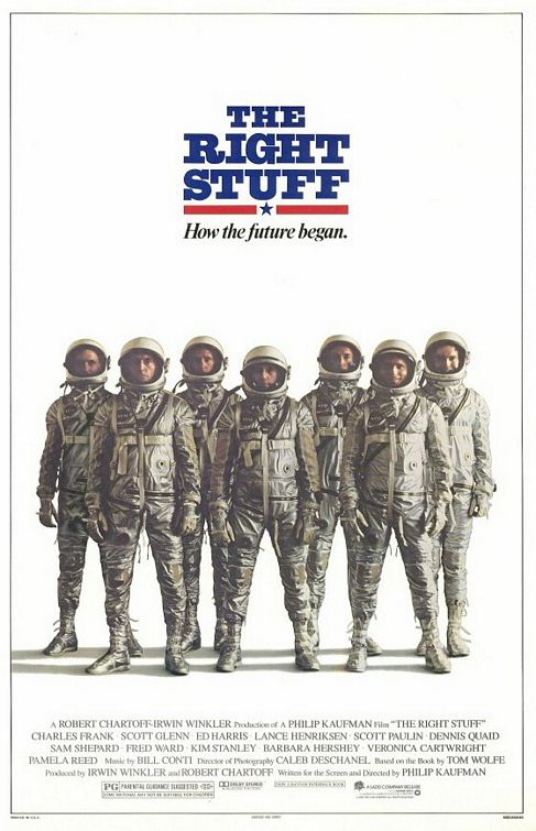 The Right Stuff movie poster.