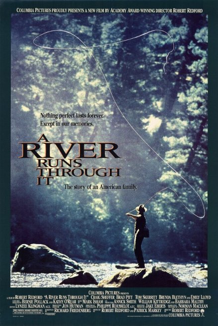 A River Runs Through It movie poster. 