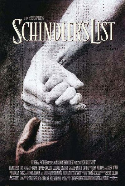 Poster from a movie Schindler’s List.