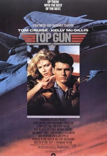 Top Gun movie poster.