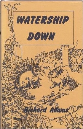 Book cover of "Watership Down" by Richard Adams.