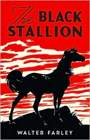 Book cover of "The Black Stallion" by Walter Farley.