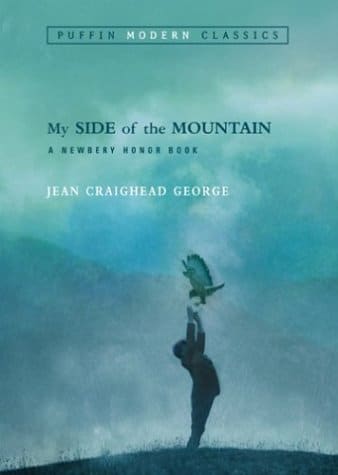 Book cover of "My Side Of The Mountain" by Jean Craighead George.