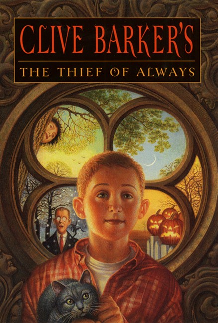 Book cover of "The Thief of Always" by Clive Barker's.