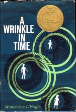 Book cover of "A Wrinkle In Time" by Madeleine L