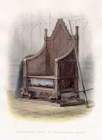 A majestic drawing of a kingship throne surrounded by an aura of self-control in an opulent room.