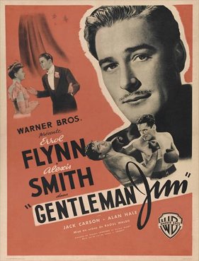 Film poster, gentleman jim by Jack Carson.