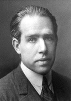 Niels Bohr soccer player potrait.