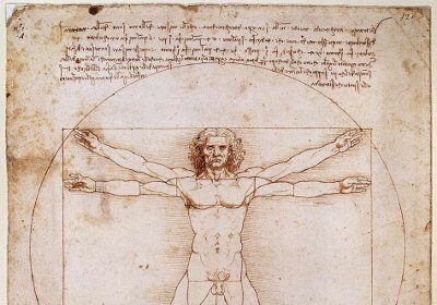Pursuing Leonardo da Vinci's drawing of the human body.