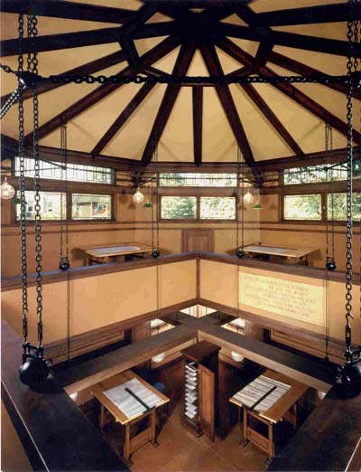 Frank Lloyd wright's drafting studio in oak park Illinois.