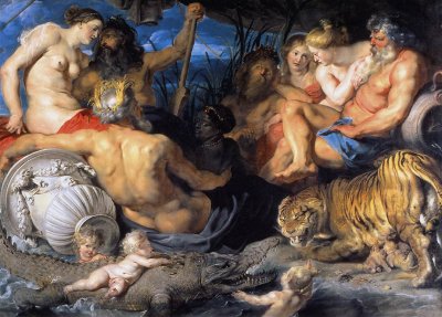 The Four Continents painting by Peter Paul Rubens in 1615.