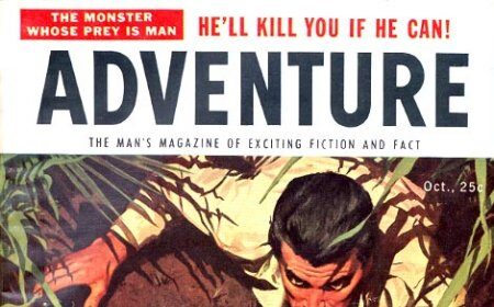 The cover of an adventure magazine featuring an image of a goal-oriented tiger embarking on an expedition-focused travel journey.