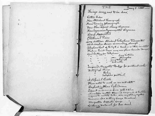 Thomas Edison pocket notebook.